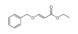 3-(Phenylmethoxy)-2-propenoic acid ethyl ester Structure