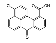 3-chloro-7-oxo-7H-benz[de]anthracene-11-carboxylic acid结构式