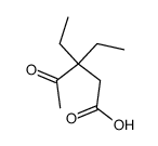 3,3-diethyl-4-oxo-valeric acid结构式