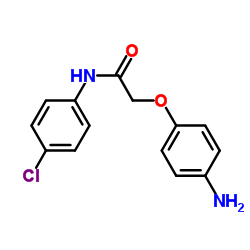 2-(4-Aminophenoxy)-N-(4-chlorophenyl)acetamide structure