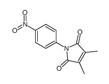 3,4-dimethyl-1-(4-nitrophenyl)pyrrole-2,5-dione结构式