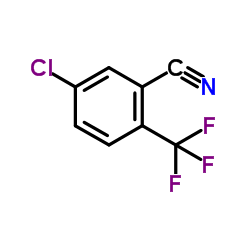 5-氯-2-(三氟甲基)苄腈结构式