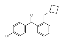 2-AZETIDINOMETHYL-4'-BROMOBENZOPHENONE Structure