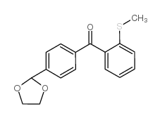 4'-(1,3-DIOXOLAN-2-YL)-2-THIOMETHYLBENZOPHENONE picture