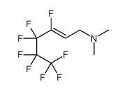 3,4,4,5,5,6,6,6-octafluoro-N,N-dimethylhex-2-en-1-amine结构式