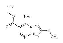 7-氨基-2-甲基硫代噻唑嘧啶-6-羧酸乙酯图片