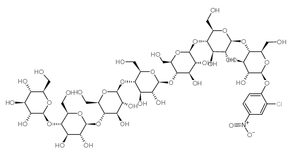 2-CHLORO-4-NITROPHENYL-BETA-D-MALTOHEPTAOSIDE Structure