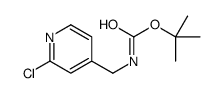 tert-Butyl ((2-chloropyridin-4-yl)methyl)carbamate Structure