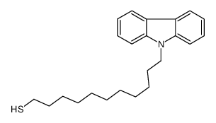 11-carbazol-9-ylundecane-1-thiol Structure