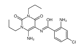 Benzamide,2-amino-N-(6-amino-1,2,3,4-tetrahydro-2,4-dioxo-1,3-dipropyl-5-pyrimidinyl)-4-chloro- picture