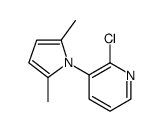 Pyridine, 2-chloro-3-(2,5-dimethyl-1H-pyrrol-1-yl)结构式