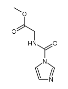 methyl 2-(1H-imidazole-1-carboxamido)acetate structure