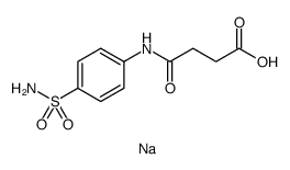 n-succinyl sulfanilamide sodium salt h& Structure