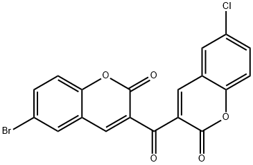 6-bromo-3-(6-chloro-2-oxo-2H-chromene-3-carbonyl)-2H-chromen-2-one图片