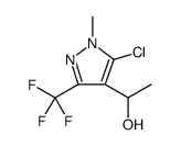 1H-Pyrazole-4-methanol, 5-chloro-α,1-dimethyl-3-(trifluoromethyl) structure