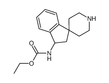 ethyl 2,3-dihydrospiro[indene-1,4'-piperidin]-3-ylcarbamate结构式