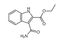 3-carbamoyl-indole-2-carboxylic acid ethyl ester Structure