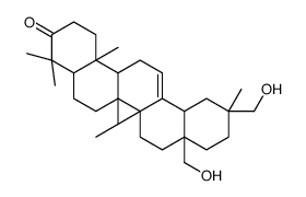 (6aR,6bS,8aR,12aR,14aR,14bR)-8a,11-bis(hydroxymethyl)-4,4,6a,6b,11,14b-hexamethyl-2,4a,5,6,7,8,9,10,12,12a,14,14a-dodecahydro-1H-picen-3-one Structure