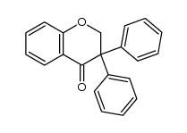 3,3-diphenylchroman-4-one Structure