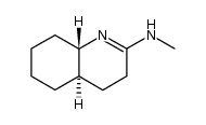 trans-2-(methylamino)-3,4,5,6,7,8,9,9a-octahydroquinoline结构式