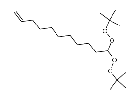 11,11-bis(tert-butylperoxy)undec-1-ene Structure