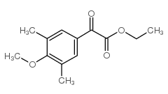 4-甲氧基-3,5-二甲基苯甲酰基甲酸乙酯结构式