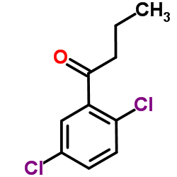 1-(2,5-Dichlorophenyl)-1-butanone Structure