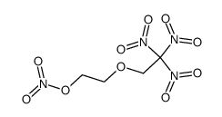 1,1,1-Trinitro-2-(2-nitrooxy-ethoxy)-ethane结构式