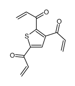 1-[4,5-di(prop-2-enoyl)thiophen-2-yl]prop-2-en-1-one结构式