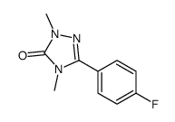 5-(4-fluorophenyl)-2,4-dimethyl-1,2,4-triazol-3-one Structure