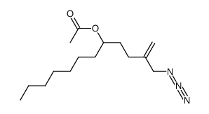 5-acetoxy-2-azidomethyl-1-dodecene Structure