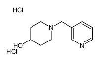 1-(3-吡啶基甲基)-4-哌啶醇盐酸盐结构式