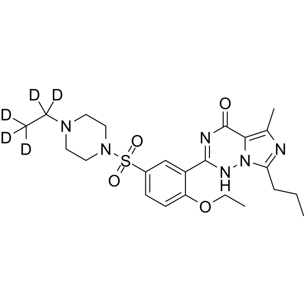 Vardenafil-d5 structure