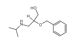 (S)-2-benzyloxy-3-isopropylamino-1-propanol Structure