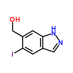 (5-Iodo-1H-indazol-6-yl)methanol Structure