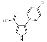 4-(4-CHLORO-PHENYL)-1H-PYRROLE-3-CARBOXYLIC ACID structure