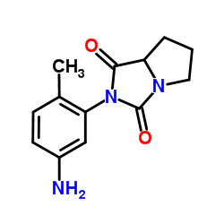 2-(5-Amino-2-methylphenyl)tetrahydro-1H-pyrrolo[1,2-c]imidazole-1,3(2H)-dione picture