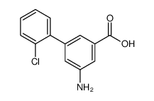 3-amino-5-(2-chlorophenyl)benzoic acid Structure