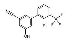 3-[2-fluoro-3-(trifluoromethyl)phenyl]-5-hydroxybenzonitrile Structure