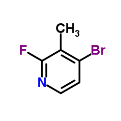 4-Bromo-2-fluoro-3-methylpyridine structure