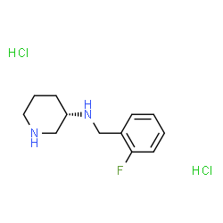 (S)-N-[(2-Fluorophenyl)methyl]piperidin-3-amine dihydrochloride picture