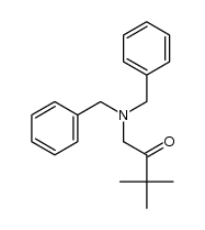 1-Dibenzylamino-3,3-dimethyl-butan-2-one Structure