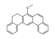 7-(Methylthio)-5,6-dihydrodibenz[a,j]anthracene Structure