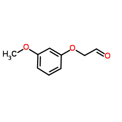 (3-Methoxyphenoxy)acetaldehyde Structure