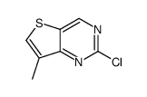 2-氯-7-甲基噻吩并[3,2-D]嘧啶结构式