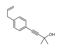 2-methyl-4-(4-prop-2-enylphenyl)but-3-yn-2-ol Structure