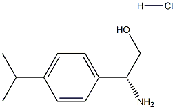 (R)-2-氨基-2-(4-异丙基苯基)乙醇盐酸盐结构式