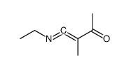 3-Buten-2-one, 4-(ethylimino)-3-methyl- (9CI)结构式