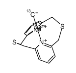 (κ2-2,11-dithia[3.3](2,6)pyridinophane)Pd(13CH3)2 Structure