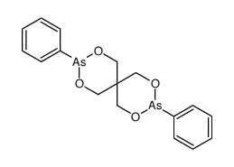 3,9-diphenyl-2,4,8,10-tetraoxa-3,9-diarsaspiro[5.5]undecane Structure